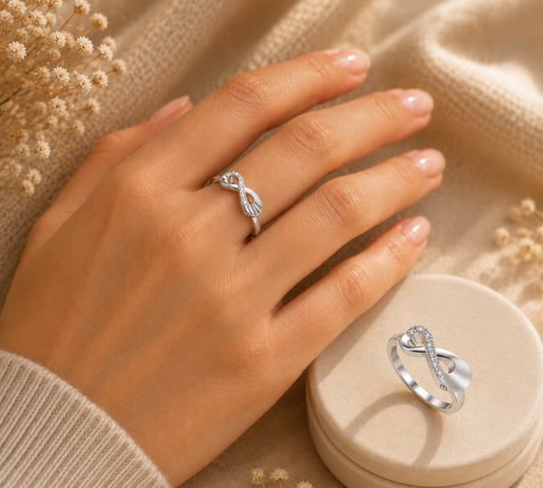 Ring infinity zilver