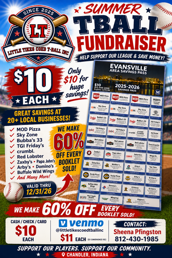 SUMMER FUNDRAISER COUPON BOOKLETS