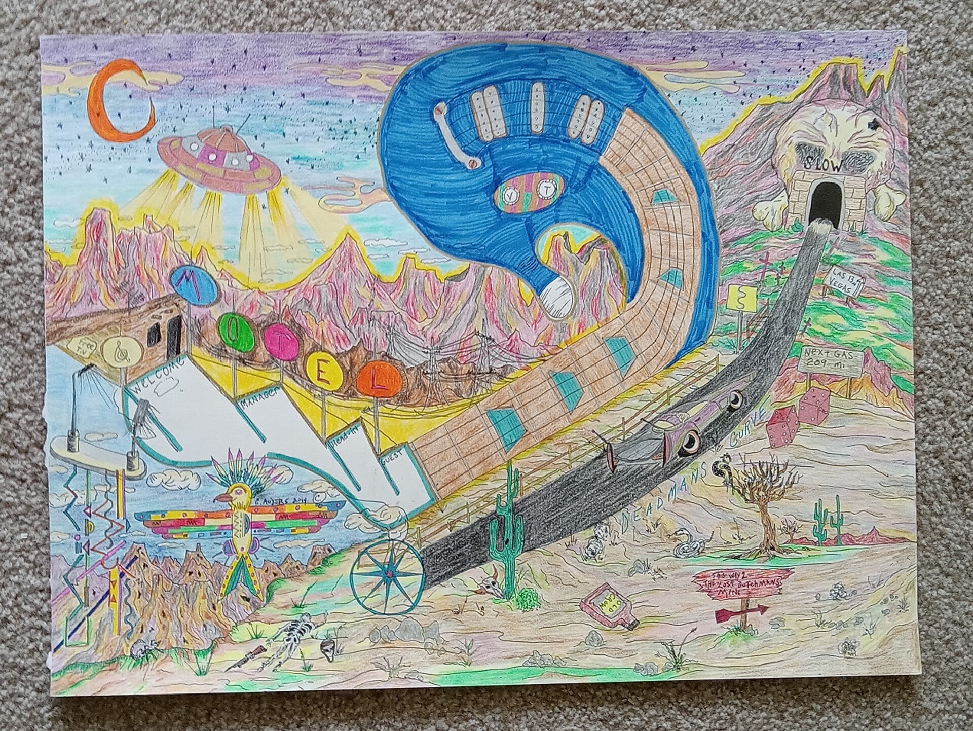 the Thunderbird motel, route 61