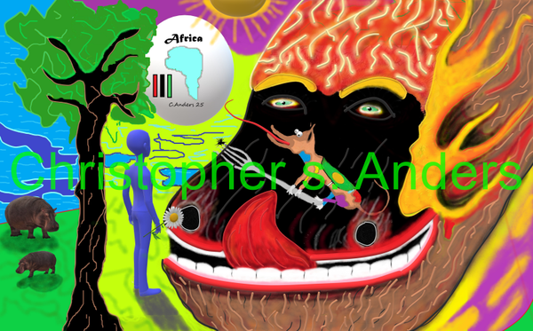 African tourism poster