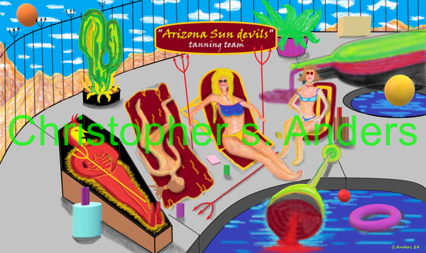 Arizona Sundevils tanning team