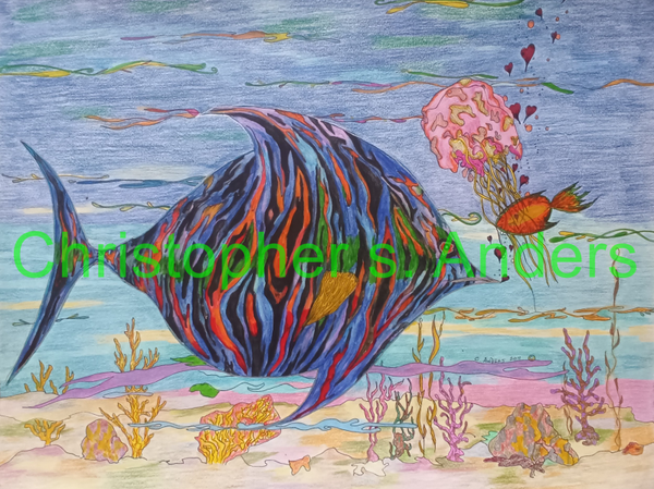 Big beautiful tropical fishy