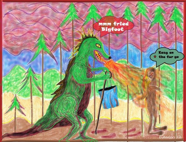 Bigfoot's hotfoot