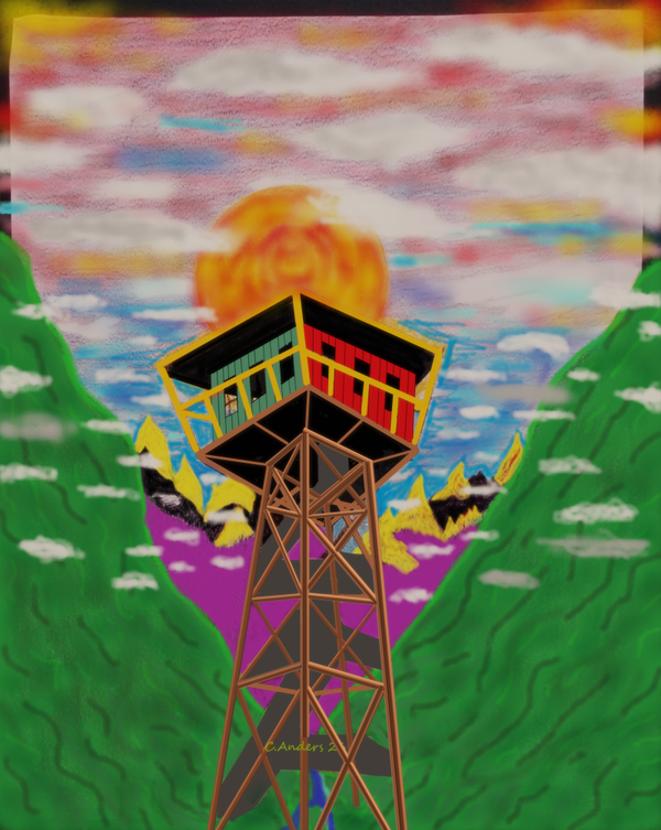fire watch tower alt lighting