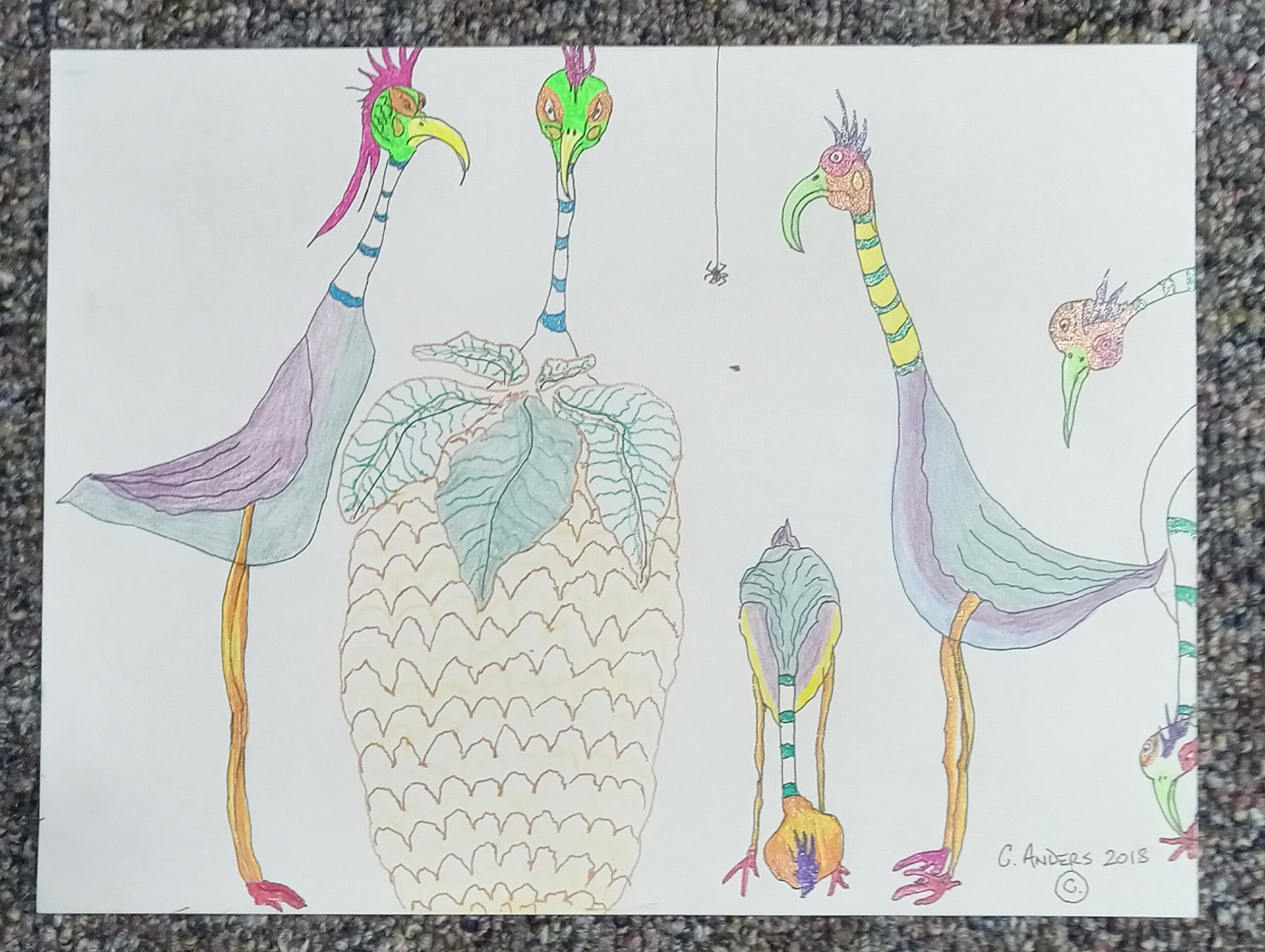 four feathered friends