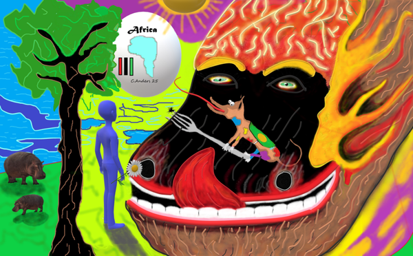 African tourism poster