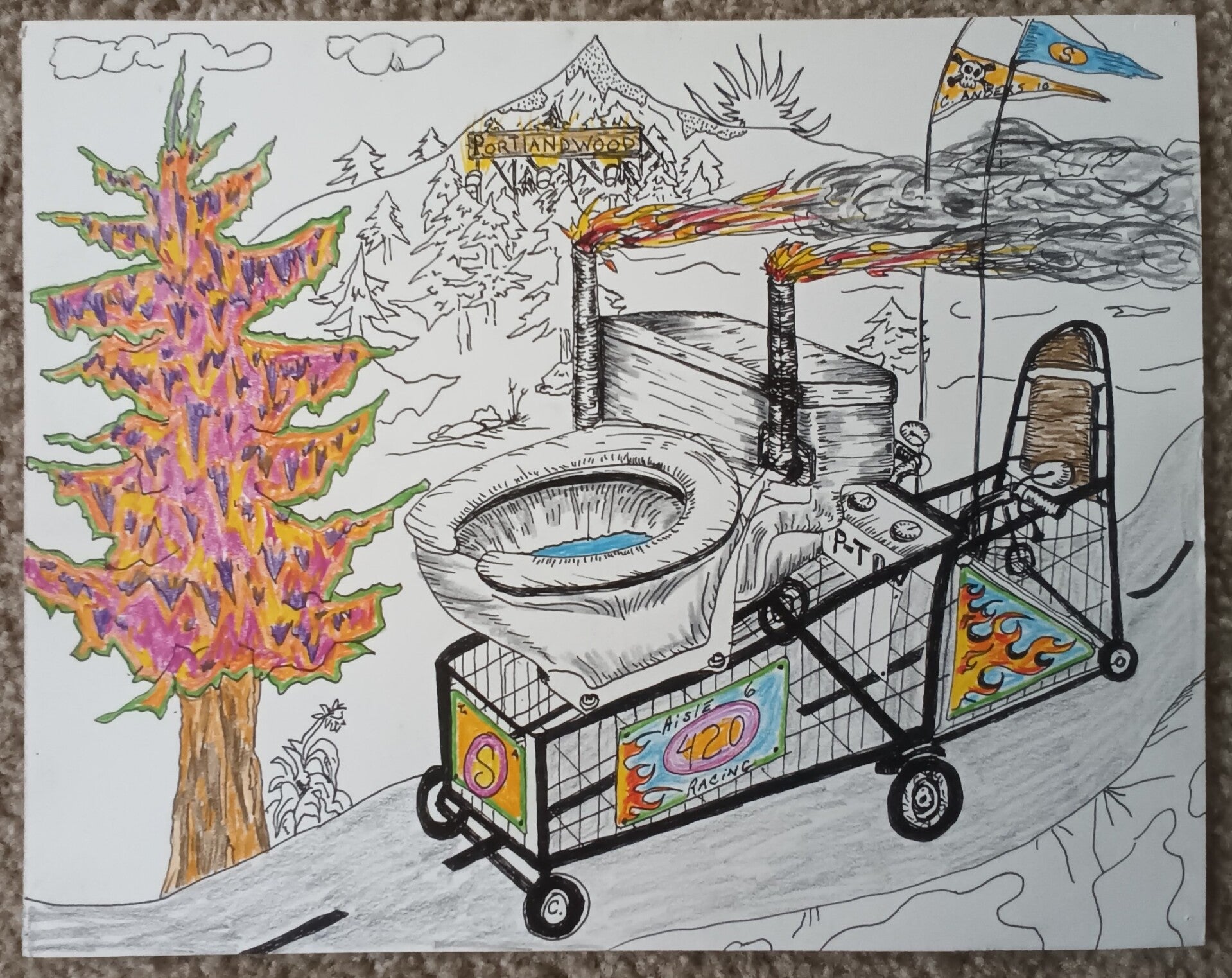 I saw it with my own eyes