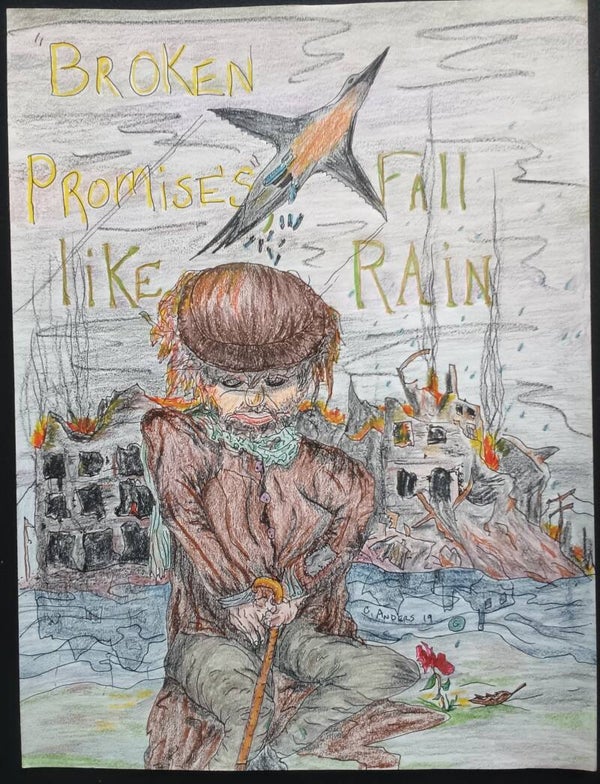 broken promises fall like rain