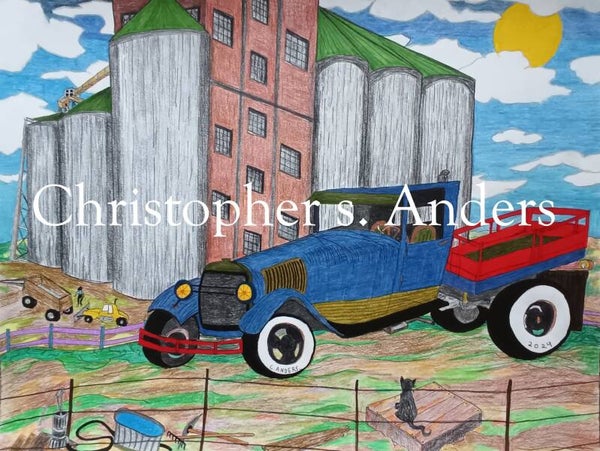 Iowa farm scene 1933