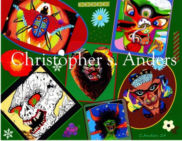 Jerry Garcia and friend's collage