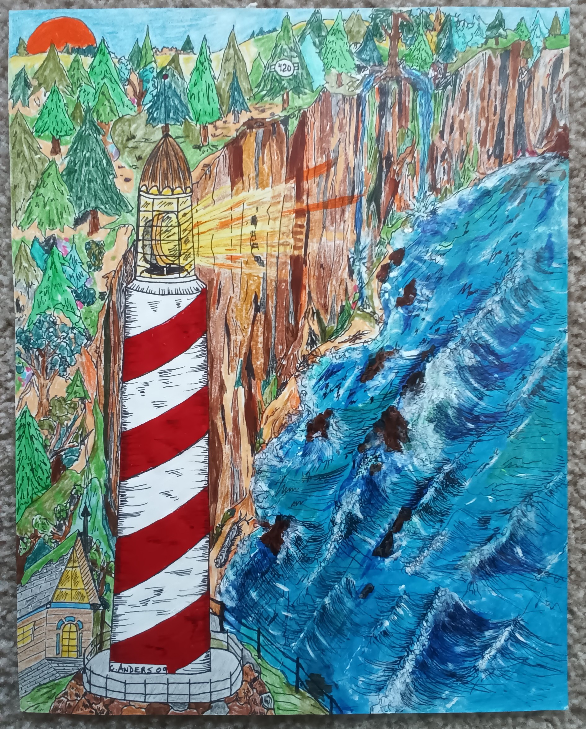 Lake Superior lighthouse