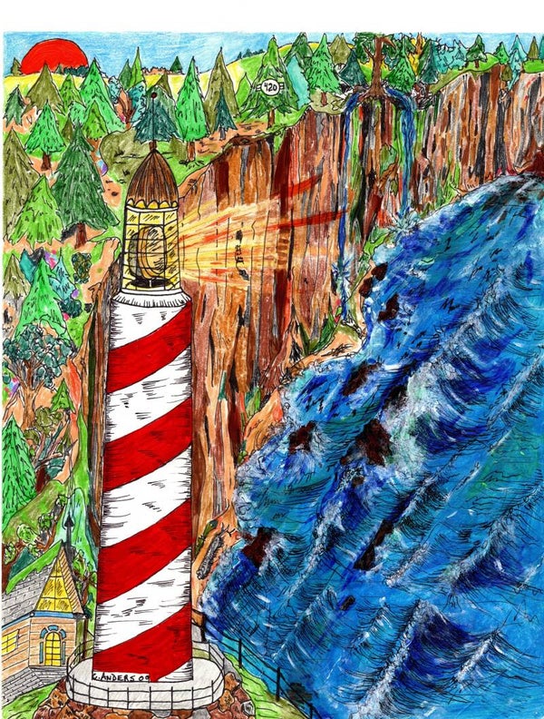 Lighthouse lake Superior