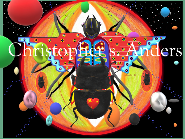 Scarab love beetle