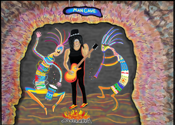 Slash's man cave