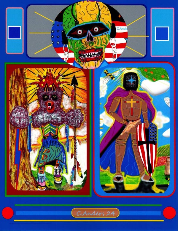 Vic Rattlehead collage