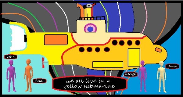 We all live in a yellow submarine