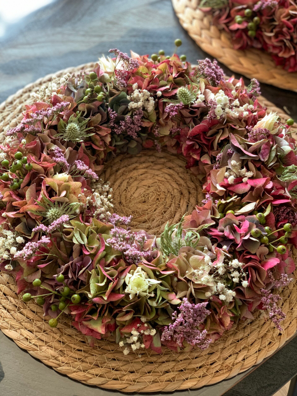 Hortensiakrans lichtroze