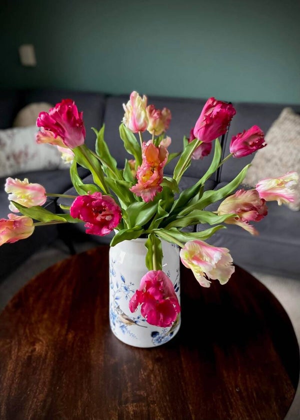 Luxe Parrot tulpen | donker roze