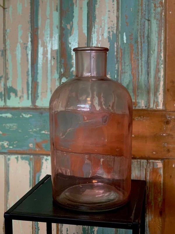 Countryfield oudroze melkbus vaas