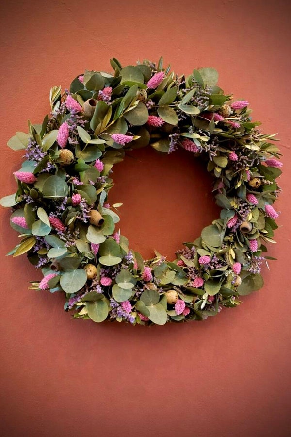 Voorjaars krans roze