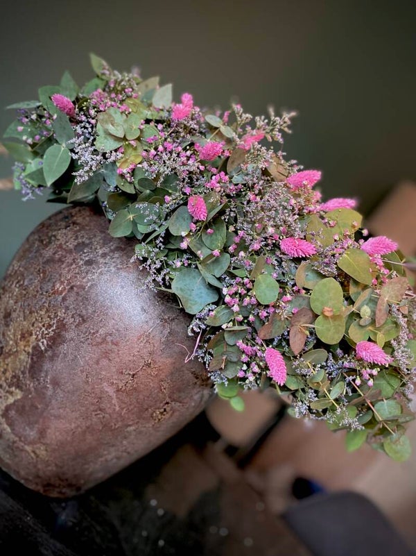 Toef | droogbloemen roze