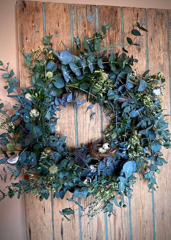 XXL eucalyptus voorjaarskrans