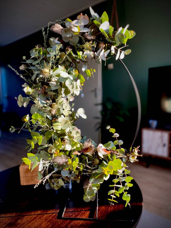 XXL Eucalyptus voorjaars ei op voet