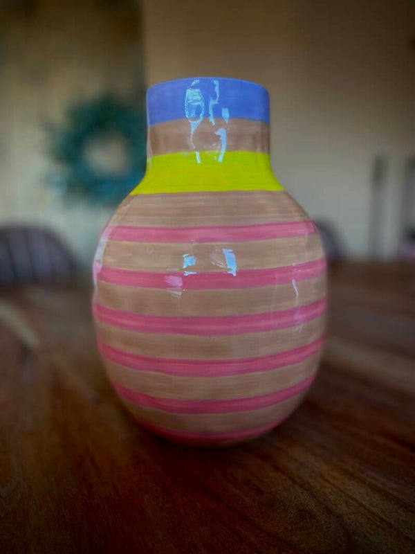 Geglazuurde vaas | H26 D14cm