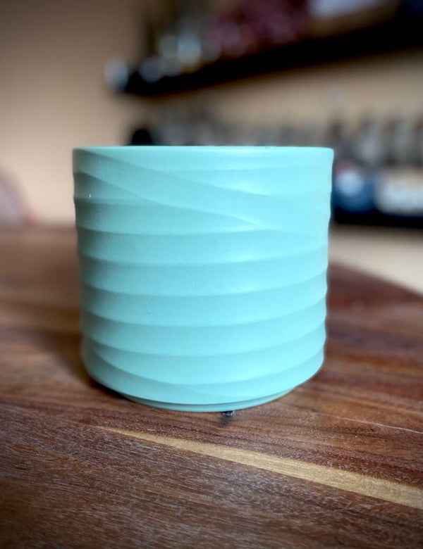 Mint groene bloempot - 18cm