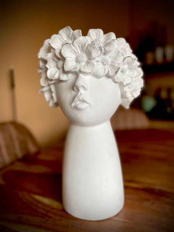 Beeld bloempot - 33cm x 20cm