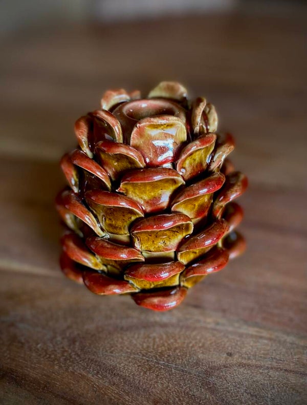 Dinerkaars houder dennenappel | 10cm x 9cm