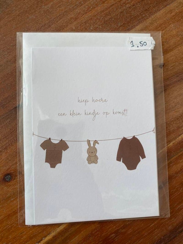 Kaartje met enveloppe en bloemenzaadjes