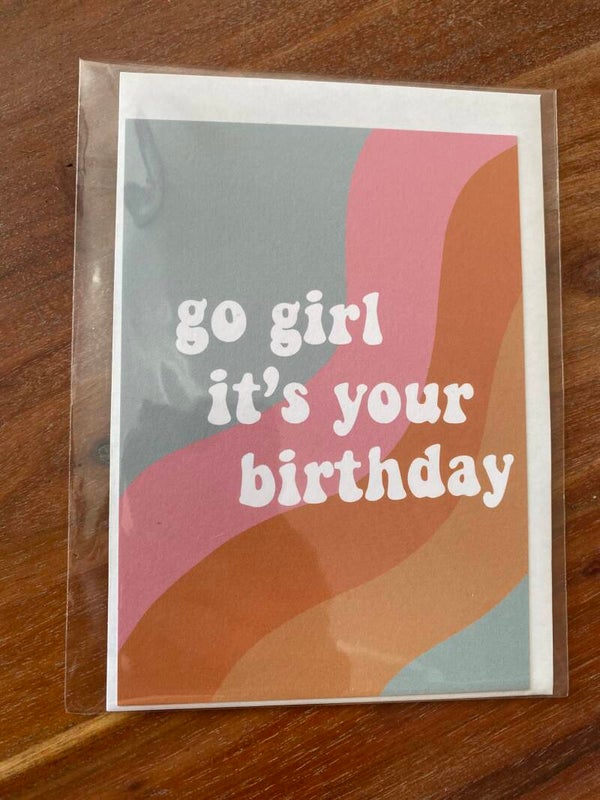 Kaart met envelop en bloemen zaadjes