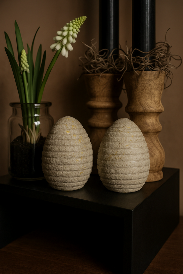 Sober keramiek paasei | 6cm
