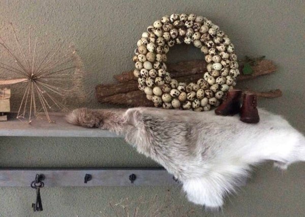 Thuisworkshop kwartelkrans || diameter 35cm