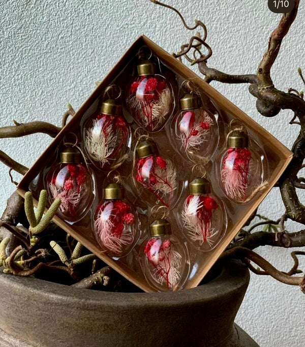 Glazen eitjes | roze