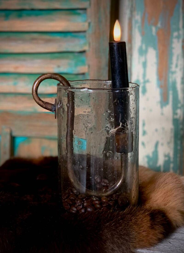 Glazen bubbel windlicht | klein