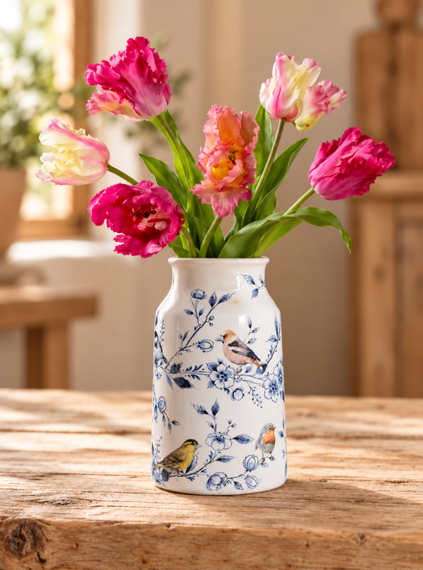 Luxe Parrot tulpen | donker roze