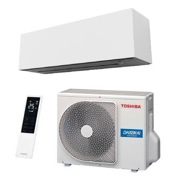 TOSHIBA ARCTIC wHITE 25 asennettuna