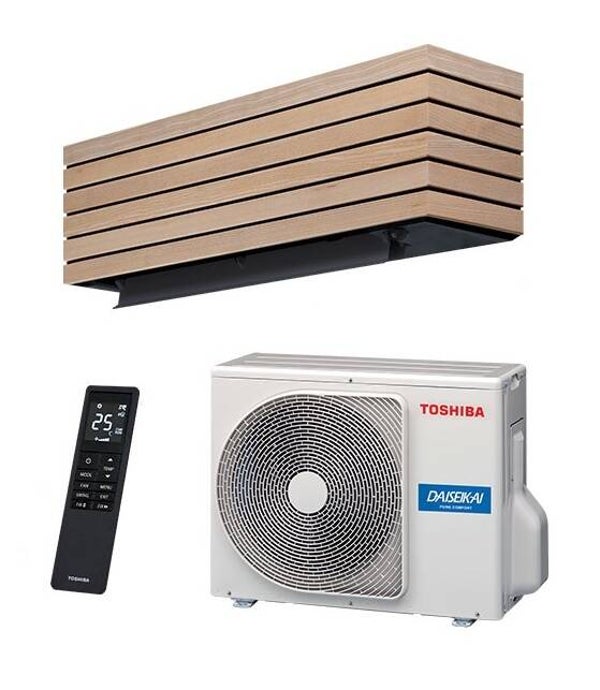 TOSHIBA ARCTIC WOOD 25 asennettuna