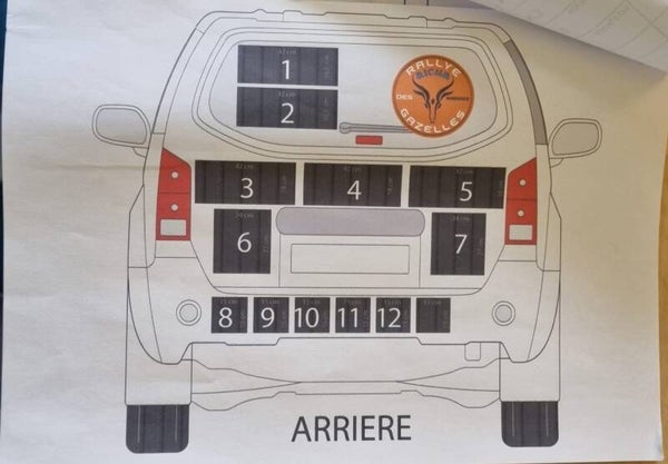 Publicité sur notre voiture