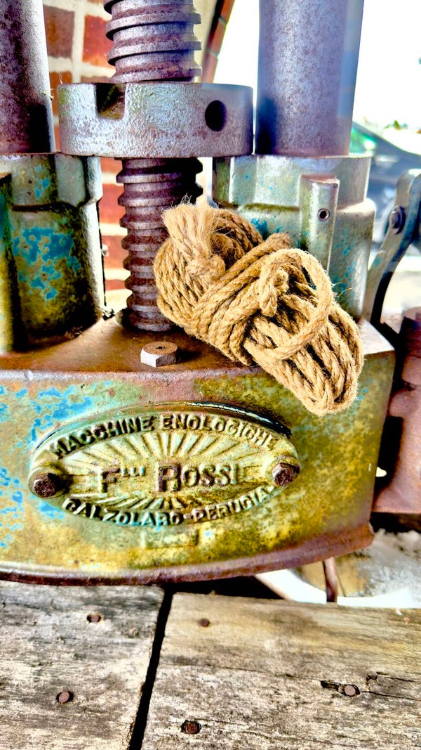 Anchor & Align —  ONE 28' x 6mm hank —  Pre-Conditioned, Energetically cleansed, Natural (Medium Lay) Jute Rope.