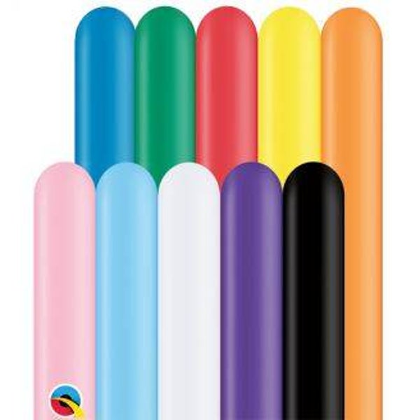100 Stuks 260Q Assortiment Classic Qualatex Modelleerballonnen
