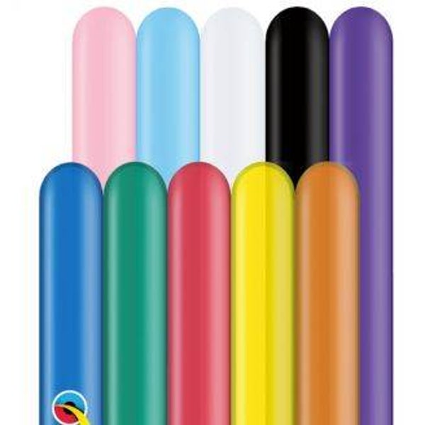 100 Stuks 260Q Assortiment Traditional Qualatex Modelleerballonnen