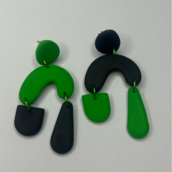 KALEIDO Verde y Negro