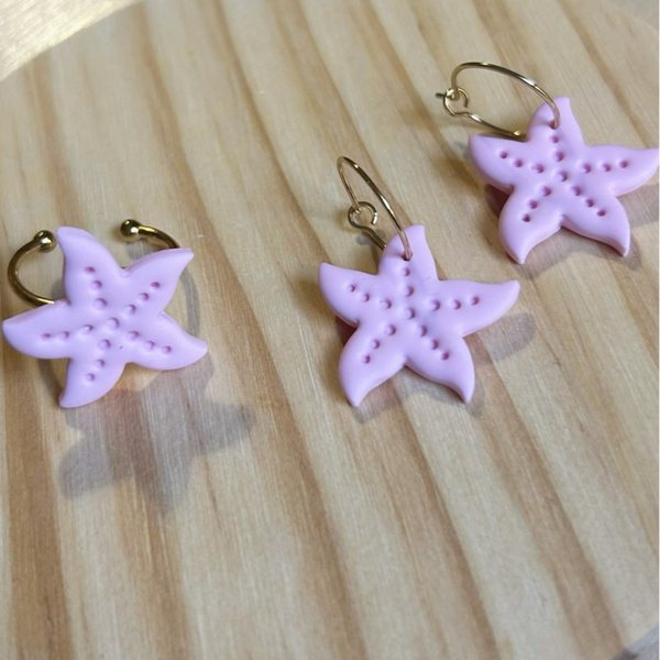 Conjunto Pendientes más Anillo