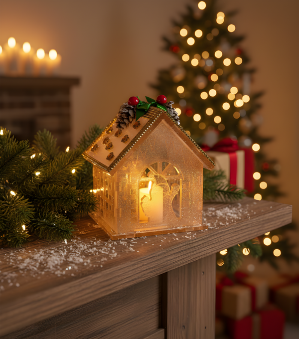 Holiday House Resin Art