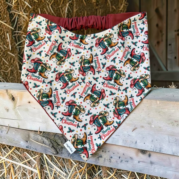 Howdy Christmas Bandana