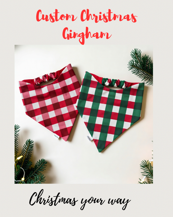 Custom Christmas Gingham
