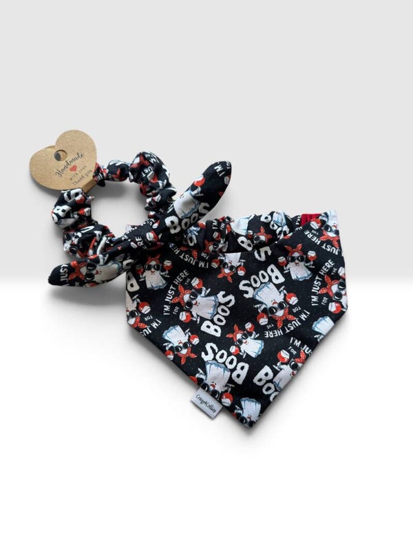 Just here for the Boo’s Scrunchie & bandana